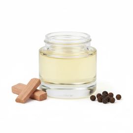 Bois de santal et poivre noir, parfum de bougie