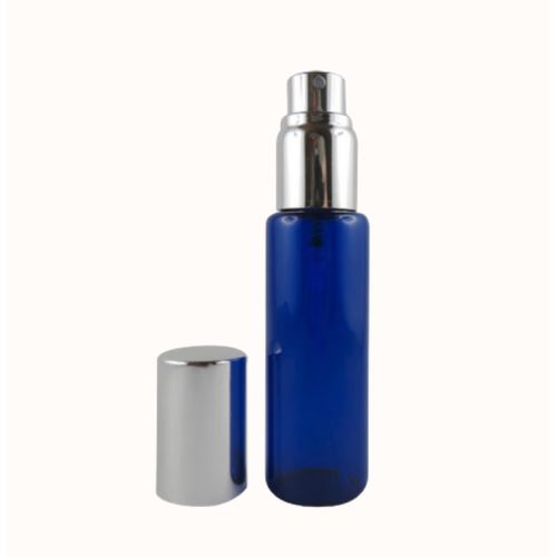 Flacon de parfum en verre bleu, 30 ml