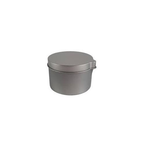 Pot de bougie en aluminium avec bec verseur