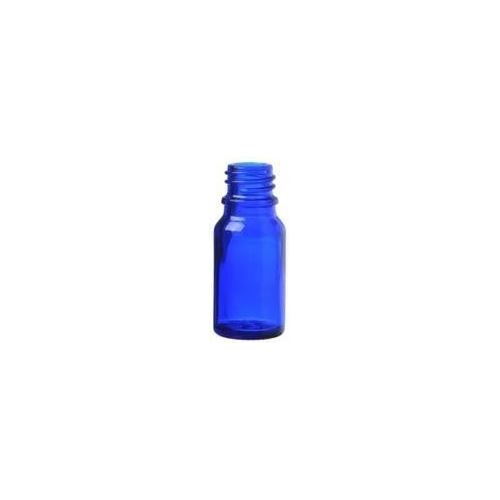 Bouteille en verre sans couvercle, bleue, 10 ml