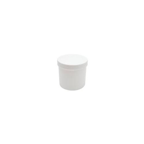 Pot de crème en plastique , blanc 50 ml