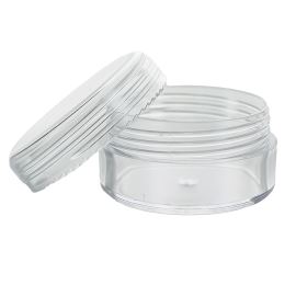 Pot de crème en plastique , transparent, 10 ml