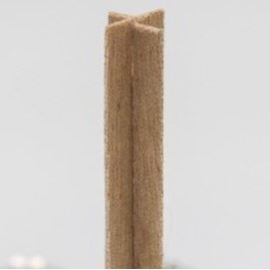Mèche en bois - vague (pour bougies d'un diamètre de 140 - 150 mm)